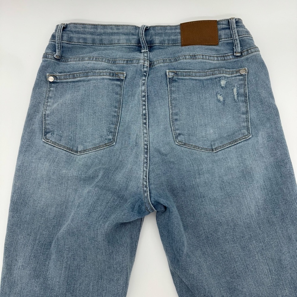 Judy Blue Distressed Skinny Jeans Women’s Size 9/29 Light Wash - Picture 7 of 7